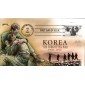 #3803 Korean War Veterans Memorial Plate Bevil FDC