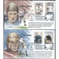 #3808-11 Early Football Heroes Bevil FDC Set