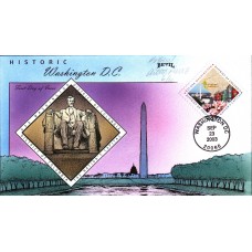 #3813 District of Columbia Artist Proof Bevil FDC