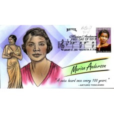 #3896 Marian Anderson Bevil FDC