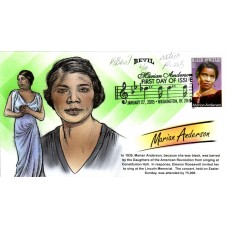 #3896 Marian Anderson Artist Proof Bevil FDC