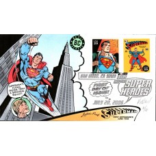 #4084a//k Superman Artist Proof Bevil FDC