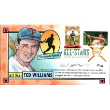 #4694 Ted Williams Artist Proof Bevil FDC