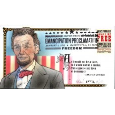 #4721 Emancipation Proclamation Bevil FDC