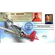 #4879 C. Alfred “Chief” Anderson Bevil FDC