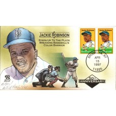 Jackie Robinson Anniversary Artist Proof Bevil Cover