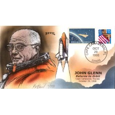 John Glenn Returns to Space Bevil Cover