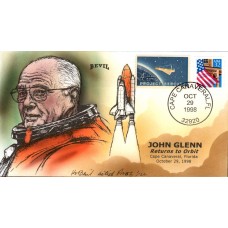 John Glenn Returns to Space Artist Proof Bevil Cover