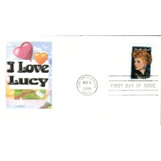 #3523 Lucille Ball Big W FDC