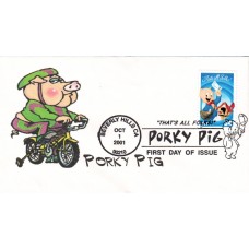 #3534 Porky Pig Big W FDC