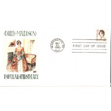 #1822 Dolley Madison Bittings FDC