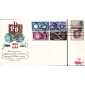 #2410 World Stamp Expo B Line FDC