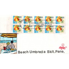 #2443 Beach Umbrella B Line FDC