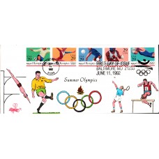 #2637-41 Summer Olympics B Line FDC