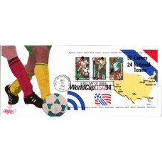 #2837 World Cup Soccer B Line FDC