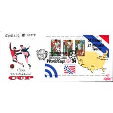 #2837 World Cup Soccer B Line FDC