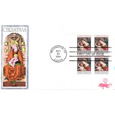#2871A Madonna and Child B Line FDC
