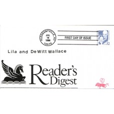 #2936 Lila and DeWitt Wallace B Line FDC