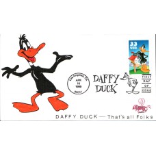 #3306 Daffy Duck B Line FDC