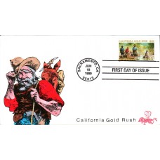 #3316 California Gold Rush B Line FDC