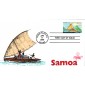 #3389 American Samoa B Line FDC