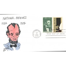 #2081 National Archives Brotman FDC