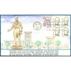 #1846 Henry Clay Combo C & C FDC