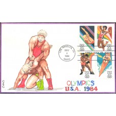 #2082-85 Summer Olympics C & C FDC