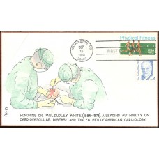 #2170 Paul Dudley White MD Combo C & C FDC