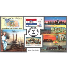 #4301 FOON: Missouri Flag Carpe Diem FDC