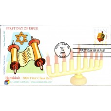 #4219 Hanukkah - Dreidel C-Cubed FDC