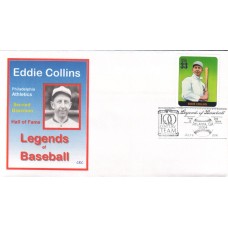 #3408b Eddie Collins CEC FDC