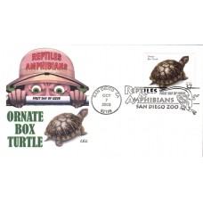 #3818 Ornate Box Turtle CEC FDC