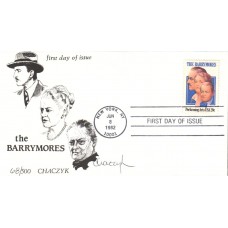 #2012 The Barrymores Chaczyk FDC