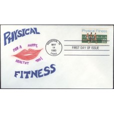 #2043 Physical Fitness Charlton FDC