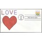 #2248 LOVE - Hearts Charlton FDC