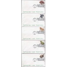 #3814-18 Reptiles and Amphibians CL FDC Set