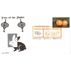 #4492 Year of the Rabbit CL FDC