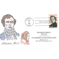 #2217e Franklin Pierce Claddagh FDC
