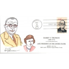 #2219f Harry S. Truman Claddagh FDC