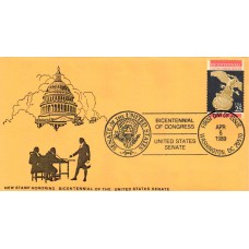 #2413 United States Senate Coin 4 FDC