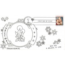#2514 Madonna and Child Coin 4 FDC