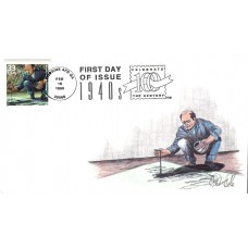 #3186h Abstract Expressionism Cole FDC
