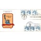 #1599//1619 Statue of Liberty Line Pair Collins FDC