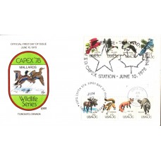 #1757 Capex Wildlife Souvenir Sheet Collins FDC - H103