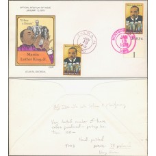 #1771 Martin Luther King Jr. Collins FDC - T103