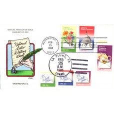 #1805-10 Letter Writing Collins FDC