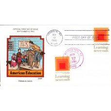 #1833 Learning Never Ends Collins FDC