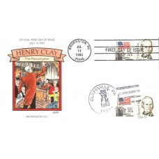 #1846 Henry Clay Collins FDC