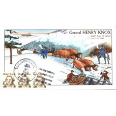 #1851 Henry Knox Collins FDC